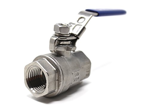 Concord 1/2" Full 304 Stainless Steel Full Port Ball Valve Kettle Spigot (1) #TOP2