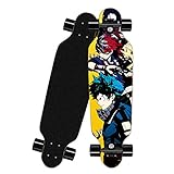 chengnuo Skateboards Mini Longboard Anime My Hero Academia Standard 8 Layer 31 Inch Professional...