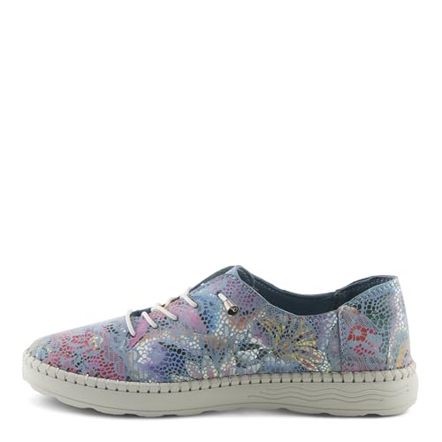 Spring Step Women's Garner Slip-On Sneakers - Floral Design, Removable Insoles, Leather Upper, Made in Turkey2