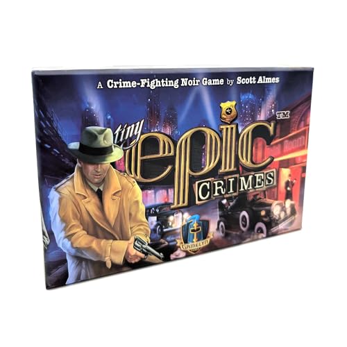 Gamelyn Jeux | Tiny Epic Crimes | Jeu de société | À partir de 14 ans | 1 à 4 joueurs | Temps de jeu de 30 à 60 minutes