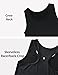Hvididan Girls Tank Tops Sleeveless Crewneck Racerback Crop Tops for Girls Kids Athletic Tank Top for Dance Yoga Gym 5-6Y Black