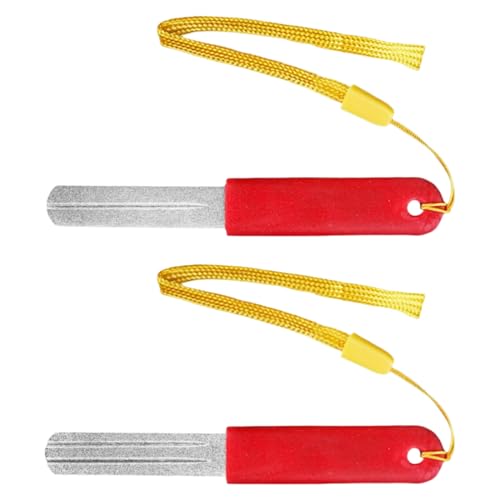 Afiladores De Anzuelos De Pesca, 2 Piezas, Afiladores de gancho de pescado de doble cara, Afilador de Gancho para Pescadores, herramienta de molienda portátil para pesca, De Pesca Al Aire Libre