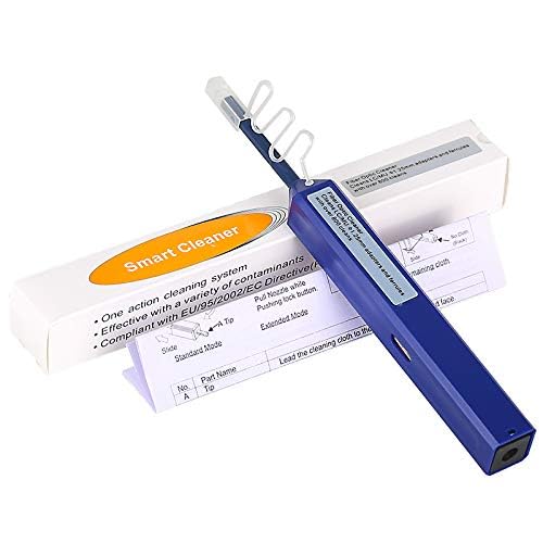 Fiber Optic Cleaner 1.25mm Universal Connector Fiber Optic Cleaner Cleaning Pen LC MU One Click Cleaner Fiber Optic Connector Cleaning Tool