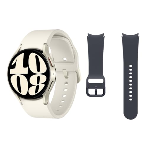 Samsung Galaxy Watch6 4G LTE, 40 mm + Correa de recambio - Smartwatch, Control de Salud, Seguimiento Deportivo, Dorado...