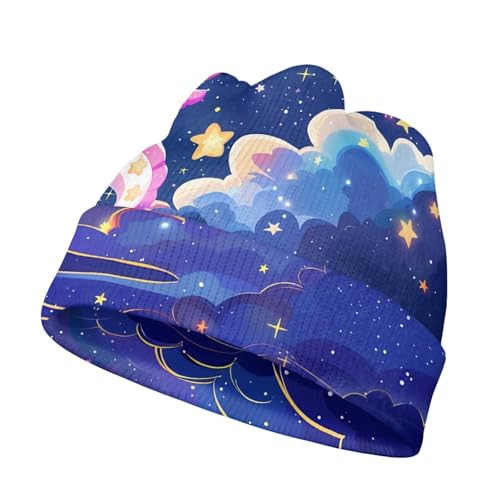 Kids Cartoon Beanie Winter Hat for Toddler Little/Big Kids Boys Girls Soft Knitted Skull Cap