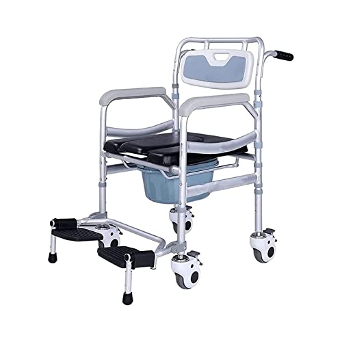 Silla de Ruedas de Ascensor para Pacientes, Ayuda de Elevación de Silla de Transferencia para Ancianos, Enfermera Discapacitada, Inodoros de Mesa Al Lado de la Cama, Carga 350 Libras, Silla de Ruedas