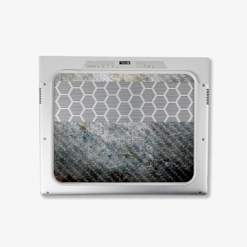 Image of MightySkins Carbon Fiber Skin Compatible with Alienware X14 R2 (2023) Full Wrap Kit - Shadow Concrete | Protective, Durable Textured Carbon Fiber Finish | Easy to Apply | Made in The USA