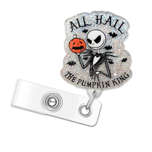 GGDECA Halloween Retractable Badge Holder Nightmare Before Christ...