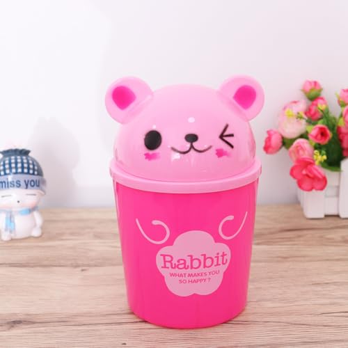 Bote de basura mini para escritorio estilo organizador miniatura 7