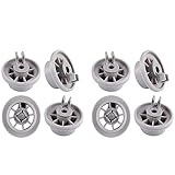 ★【EL PAQUETE INCLUYE】: 8pcs * 165314 rueda de cesta inferior del lavavajillas