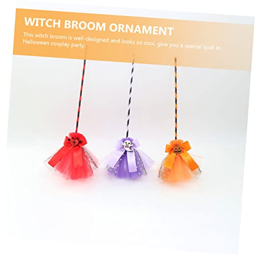 Balai de sorcière Halloween Mobestech avec jambes de sorcière pour cosplay et décor