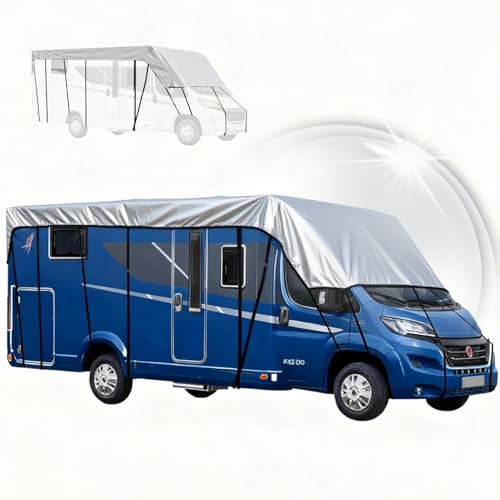 Cubierta De Nieve Para Autocaravana, Lona Cubierta Superior Para Autocaravana, Protección | Impermeable, Protección De Techo, Parasol Para Camping, Salidas A La Playa Y Exploraciones