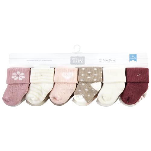 Image of Hudson Baby Girls' Basic Socks,