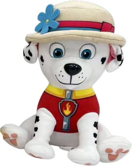 Marshall with Hat Plush | Huggable Paw Patrol Puppy Soft Toy | Adorable Collectible Stuffed Animal | Brave Gift for Kids & Fans | Cuddly Character Plush | 25cm-image-38
