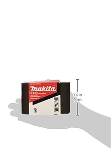 Makita 742308-3 3-Inch x 21-Inch Abrasive Sanding Belt, 80 Grit (10/Pk)
