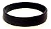 TheAwristocrat 1 Dozen Multi-Pack Black Wristbands Bracelets Silicone Rubber - Select from a Variety of Colors (Black, Adult (8