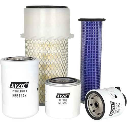 XYZIL Air Hydraulic Oil Filter Kit Bobcat 325 328 331 751