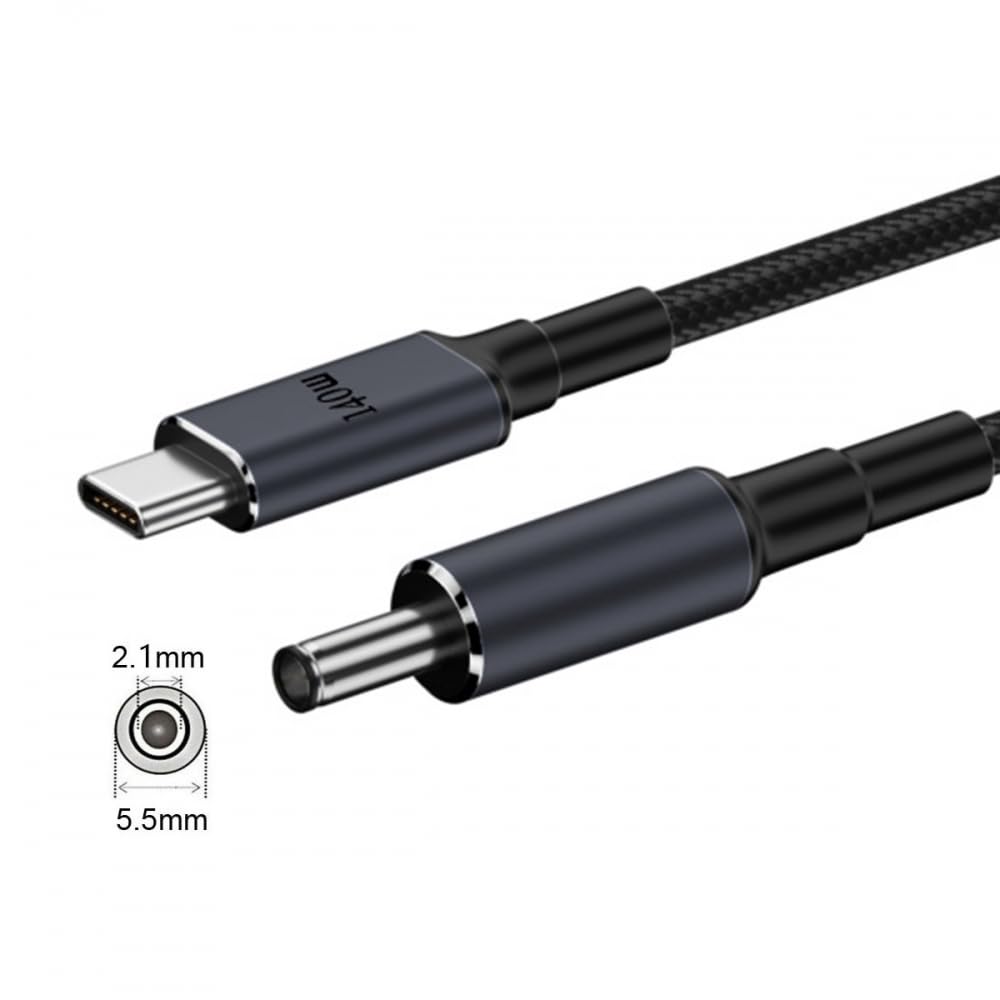 Amazon.com: CY Cable tipo C USB-C de entrada a 20 V CC 0.217