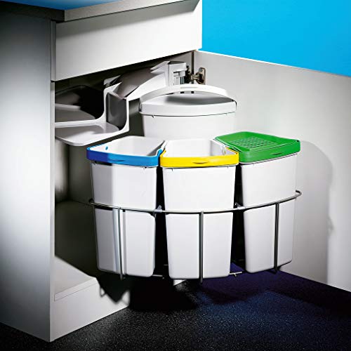 Preisvergleich Produktbild Naber Cabbi 4 Plus. Abfallsammler, hellgrau.