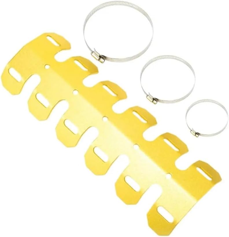 Motorcycle Exhaust Heat Shield Bendable Motorcycle Exhaust Anti-scalding Sheet Exhaust Heat Shield Exhaust Pipe Guard Heat Shield Wraps
