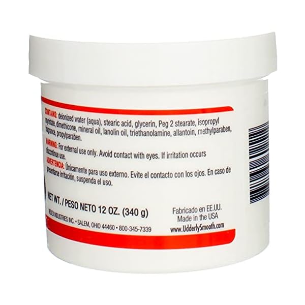 Udderly Smooth Body Cream 12 oz (Pack of 3)