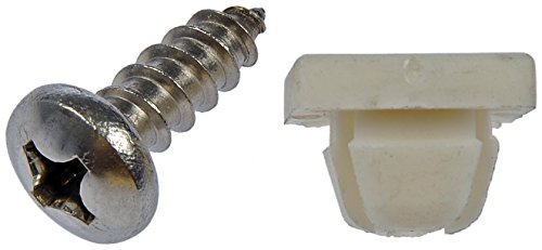 Dorman 785-166 License Plate Fasteners- No. 14 x 3/4 In., 4 Pack