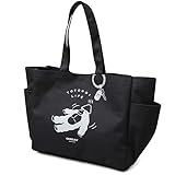 [ごリラックス] サウナバッグ サウナ トートバッグ 防水 大きめ 大容量 ゴリラ まもるさん トートバック ビーチバッグ プールバッグ 温泉 銭湯 プール 海 サウナ サウナー 黒 白 (ブラック)