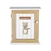 Produktbild Schlüsselkasten Schlüsselbretter Schlüsselbox mit 6 Haken, Holz mit Katze Motiv und Home Sweet Home, Geschenk für Katzenliebhaber