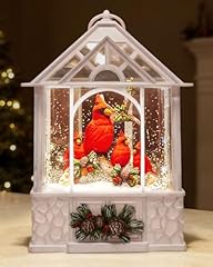 Cardinal Snow Lantern White