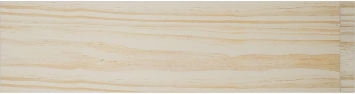 Americraft S4S Flat Trim Moulding, Solid Wood, 7 1/4"H x 3/4"P x 96"L, Stain Grade Pine