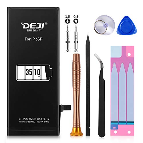 3510mAh Battery for iPhone 6s Plus, DEJI High Capacity Replacement Battery for Model