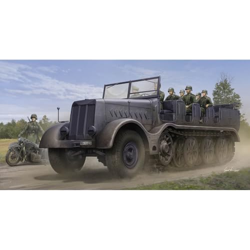 Maquette Sd.Kfz 9 d'artillerie Trumpeter 759575 pour diorama militaire 1:35 de la Seconde Guerre