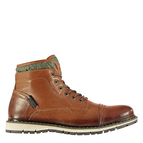 Price comparison product image Firetrap Mens Aubin Mess Hiking Boots Lace up Camel 9 (43)