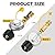 DRELD Propane 1/4" Quick Connect Adapter with Gas Grill Regulator, QCC1 Adapter Propane Regulator with Quick Connect 20-50lbs Propane Tanks to Gas Grill, for Fire Pit, Heater, BBQ Stove Camping