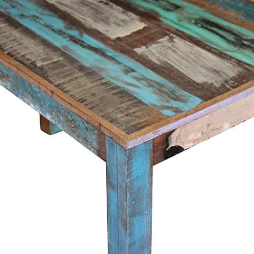 Vidaxl Dining Table Solid Reclaimed Wood Dining Room Kitchen Home Furniture #TOP6