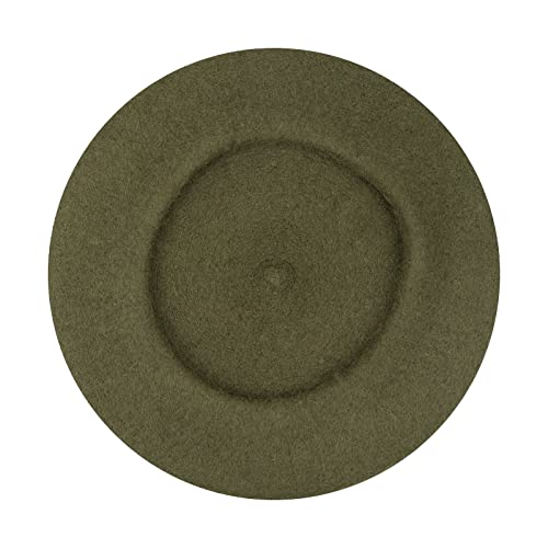 Image of Klong Women Wool Beret Hat French Style Solid Color