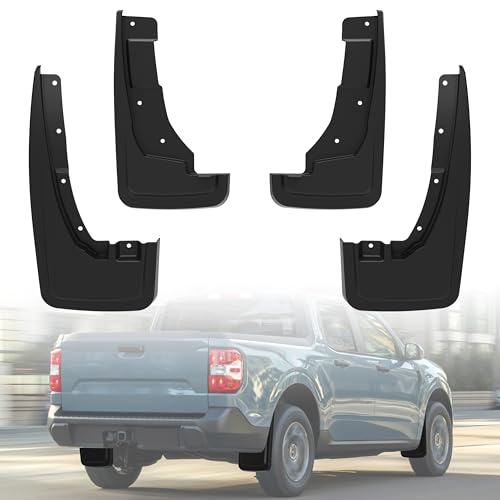 Image of Mud Flaps Splash Guards for 2022-2024 Ford Maverick XL /XLT /Lariat, Front & Rear Mud Guards Fender Flares for Ford Maverick XL /XLT /Lariat 2022-2024 Exterior Accessories