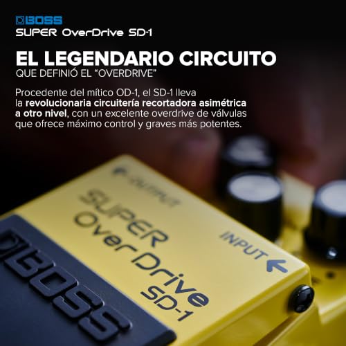 Miniatura 4 de Boss Pedal Boss Sd-1 Super Overdrive Compacto Pedal De Saturación Con Sonidos Saturados Cálidos Y Aterciopelados