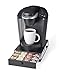 Nifty Solutions Capacity Nifty Rolling Mini Black Finish, Compatible with K-Cups, 24 Pod Pack Holder, Compact Under Coffee Pot Storage Drawer, Slim Home Kitchen Counter Organizer