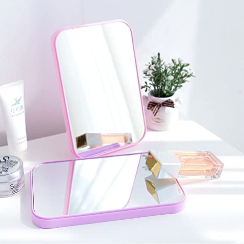 Image of Table Desk Vanity Makeup Mirror,8-Inch Portable Folding Mirror for Women(Blue,Pack of 1)