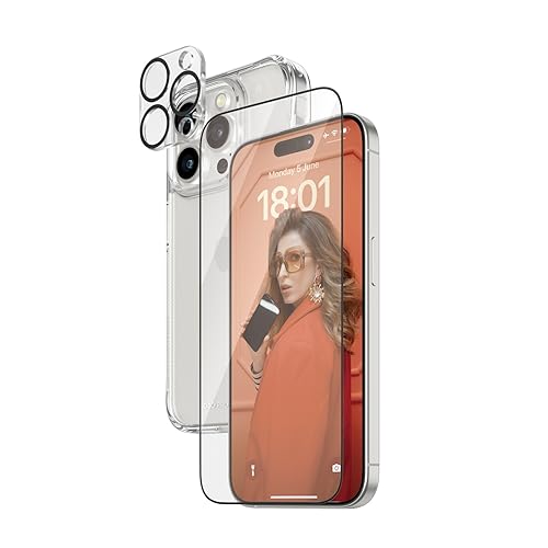 Panzerglass - 3-I-1 Protection Pack - Apple Iphone 15 Pro