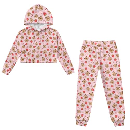 HUIACONG Girls Sweat Suit Kids Sweat Set for Children Boys Sweatsuits4