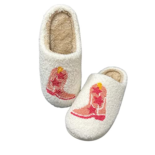 Image of Women's Men's Strawberry Slippers Cute Fruit Home Slippers Winter Fuzzy Memory Foam Fluffy Warm House Shoes