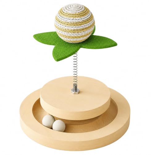 Image of PetVogue Interactive Cat Ball, Mobile Cat Toy, Lightweight, Interactive, Automatic Kitten Toy for Indoor and Home Use