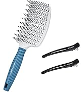 Joycarry Curved Vent Hair Brush, Large Paddle Massage Brush for Fast Blow Drying, Detangling Styl...