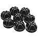 HEAYEE Wire Connecteurs Carrés En Plastique pour Placard et Grille De Rangement Modulaire, Étagère De Rangement, Ensemble De 8 (Noir)