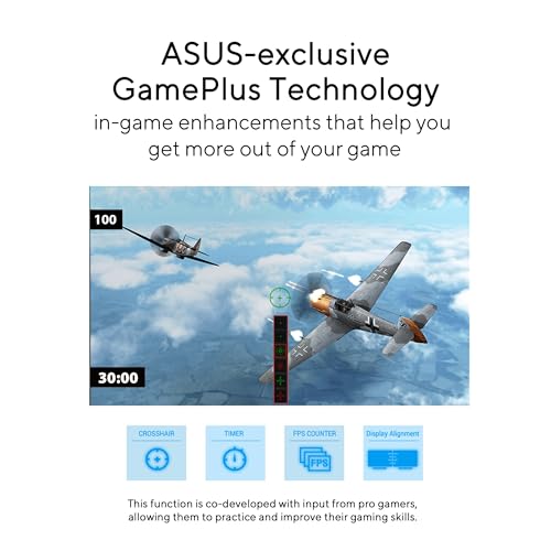 ASUS VP229QF 22 Inch 1080P 100Hz Eye Care Gaming Monitor, HDMI, DisplayPort | Full HD, IPS, 99% sRGB, Speakers, Frameless, Adaptive-Sync, VGA, Low Blue Light, Flicker Free, VESA Wall Mount, 3 yr warranty - image 7