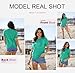 Dokotoo Womens Fashion Plus Size Spring Summer Short Sleeve Tunic Tops Blouses Solid Hollow Out Knit Pullover Sweaters for Women Casual Crewneck T-Shirts Work Business Loose Fit Tee Shirts Green Large