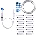 STEM Inventions Hydraulic and Pneumatic Kit: 20 Plastic Syringes, 15 Ft Vinyl Tubing, and 10 Syringe Adapters for Science and Engineering Projects for Kids and Classrooms