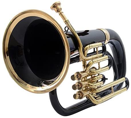 Bb Euphonium 3 Valve - Black Musical Instrument Gift